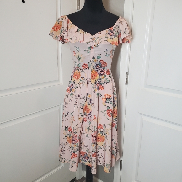 Rebecca Taylor Marlena Ruffle Silk Dress Women's Size 0 EUC - Picture 4 of 16